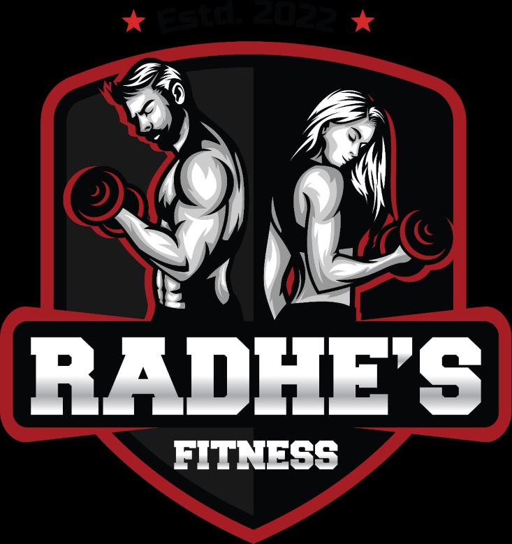 Radhe's Fitness Logo